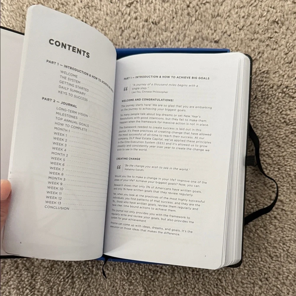 DLPELITE.com DLP ELITE JOURNAL Goal Tracking Brand New.